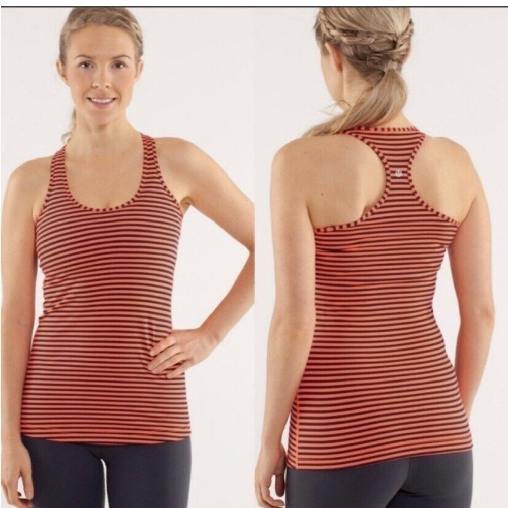 Lululemon Tank! Excellent in XS! Orange and Black